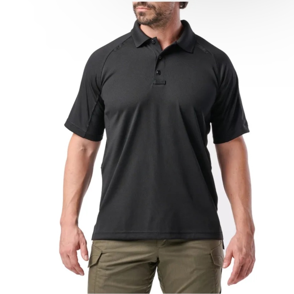 Men’s 5.11 Tactical Series Polo Black - Picture 3 of 16